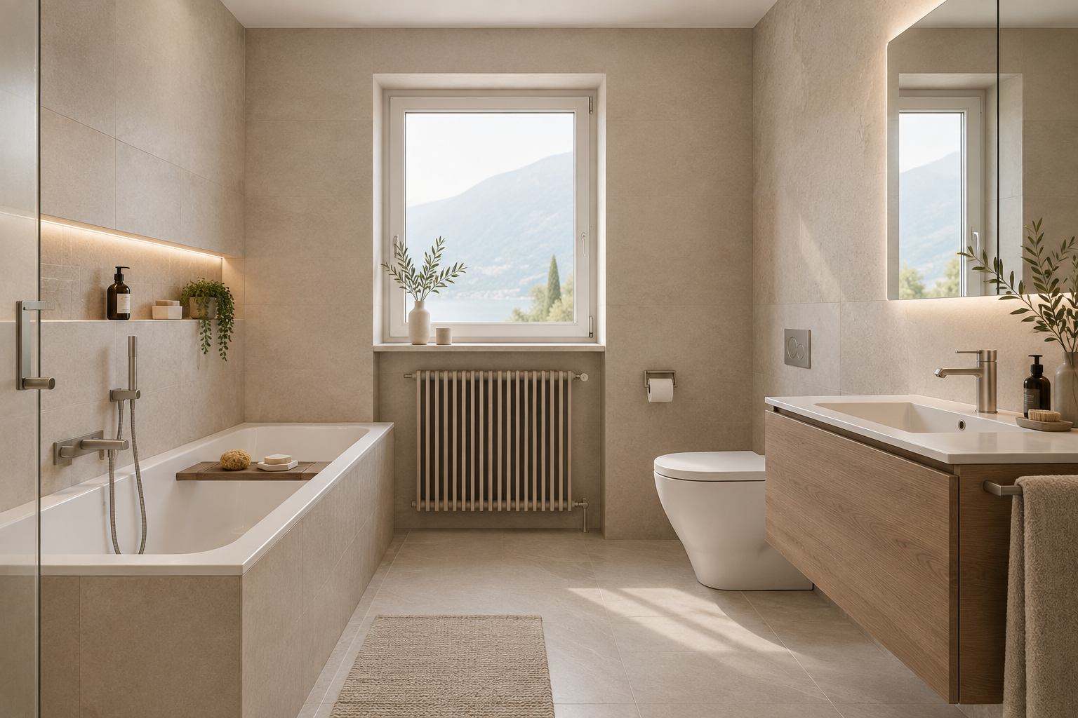Bagno dopo la ristrutturazione