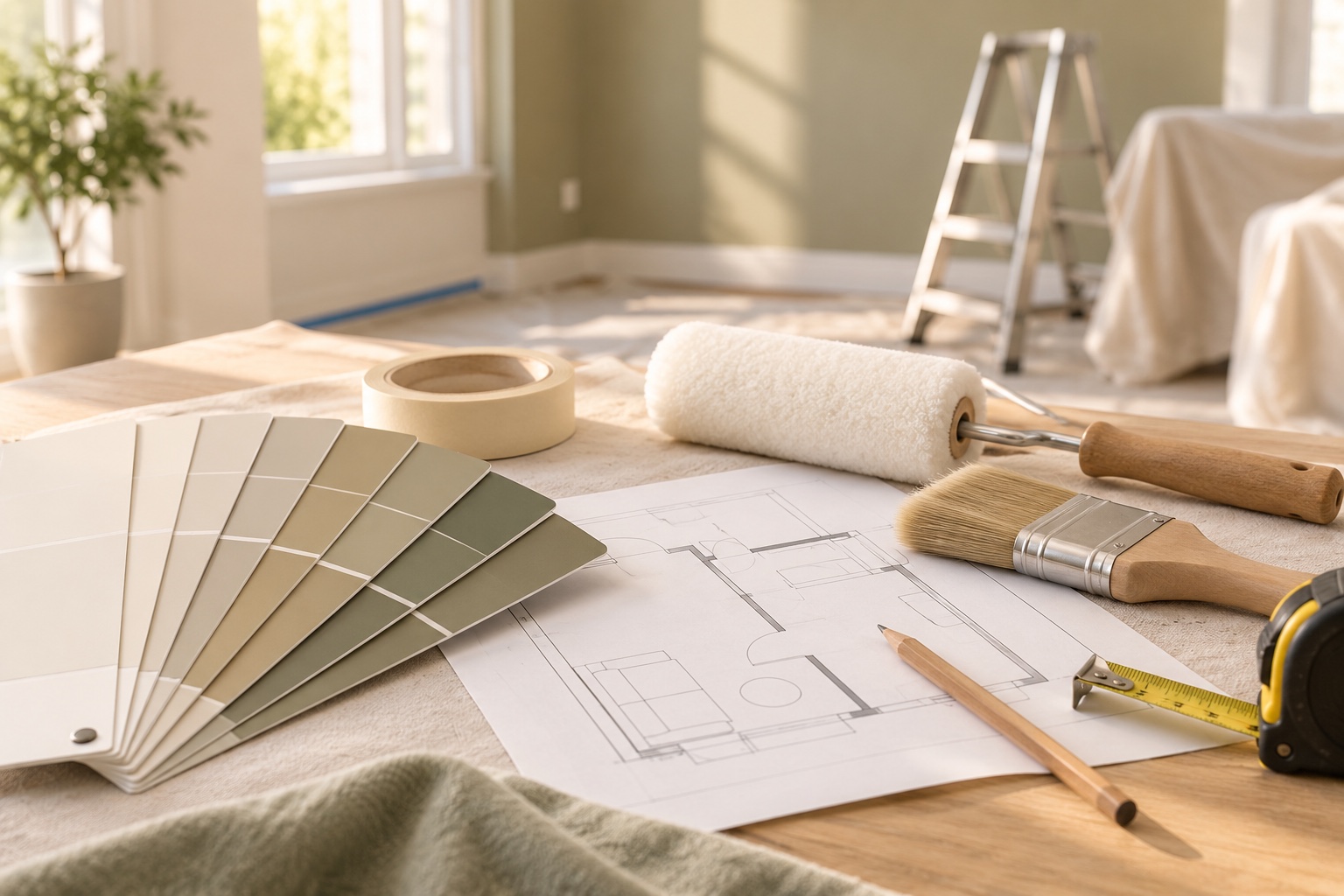 Preventivo per la pittura delle pareti