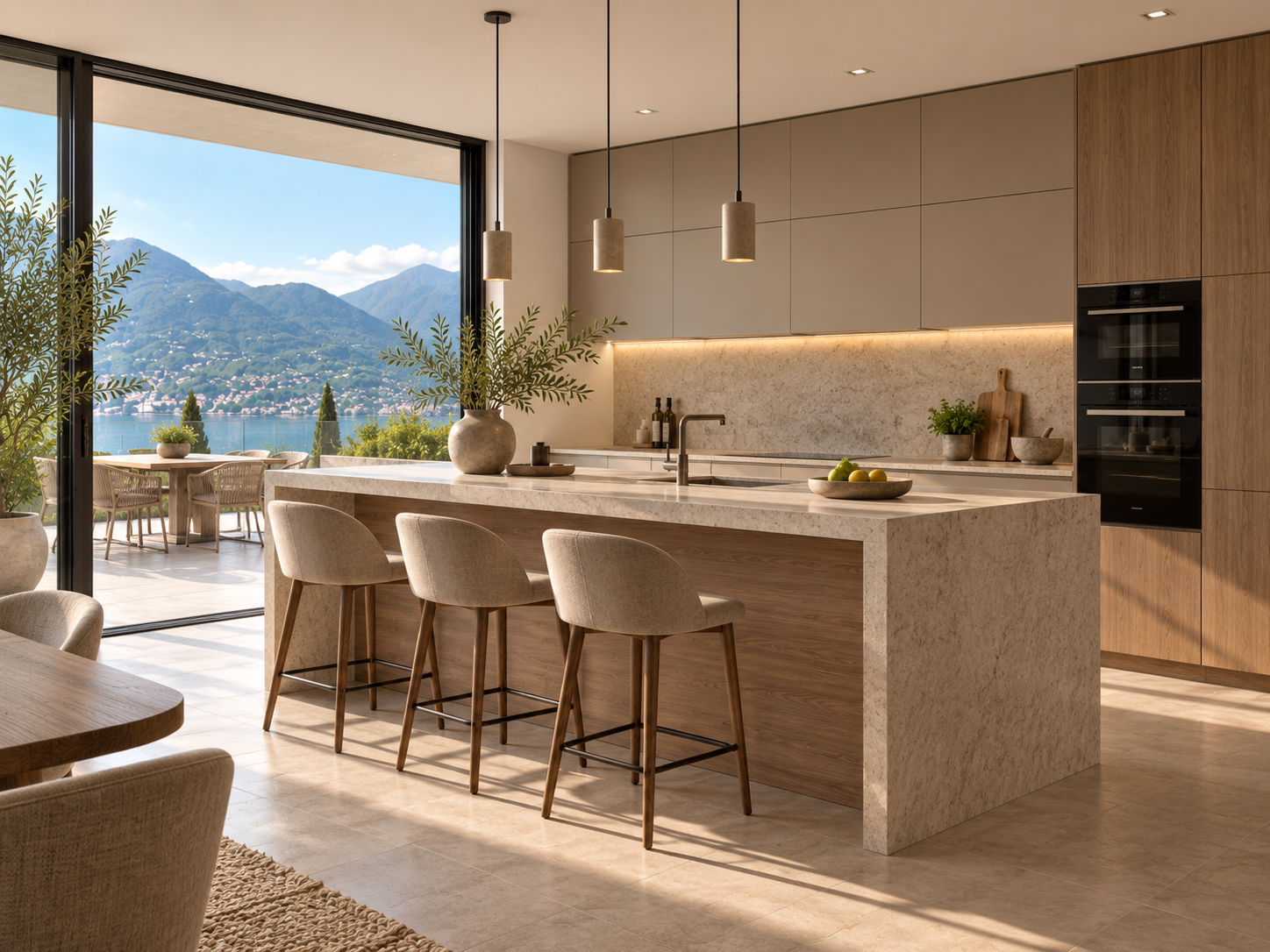 Cucina moderna ristrutturata
