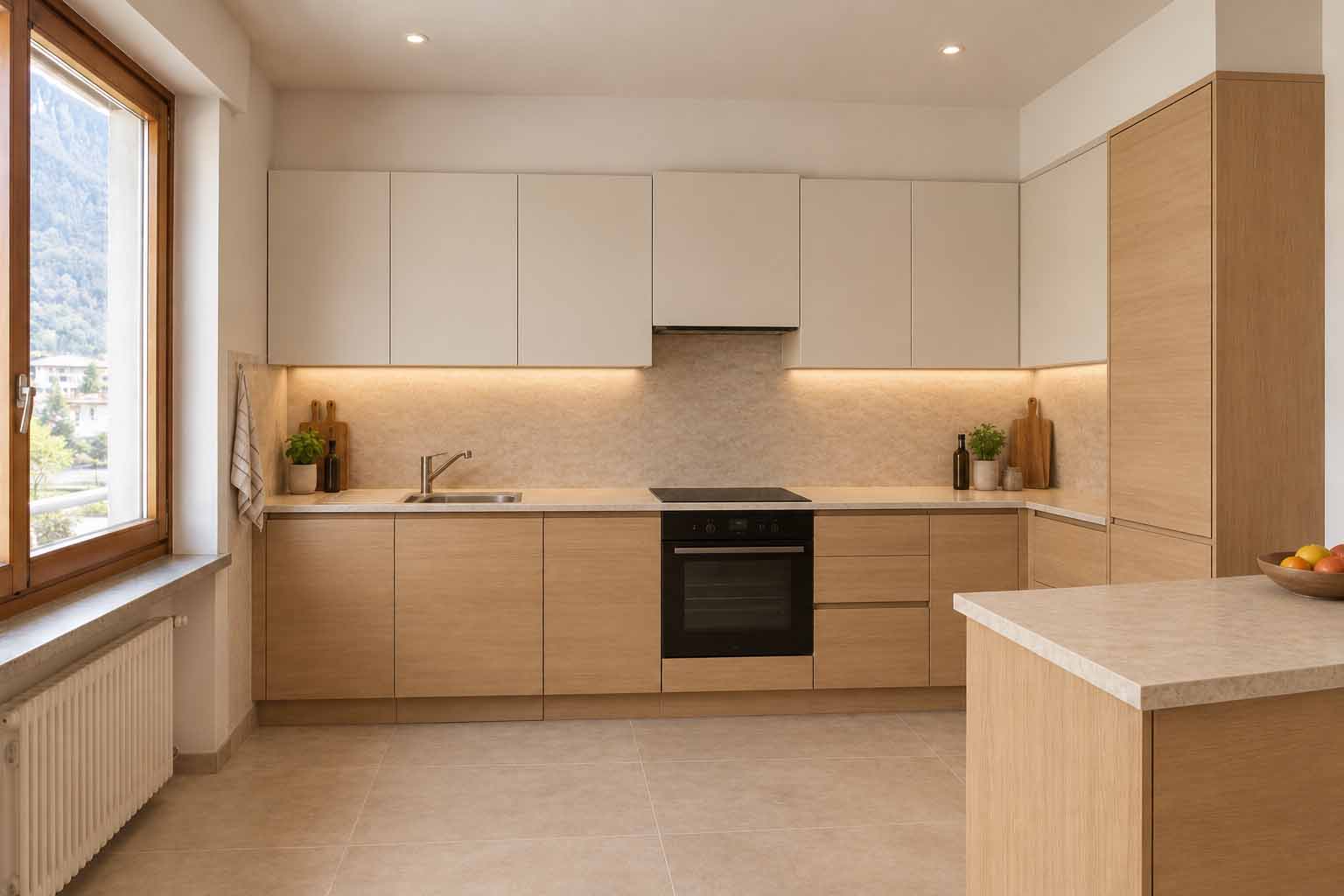 Cucina dopo la ristrutturazione
