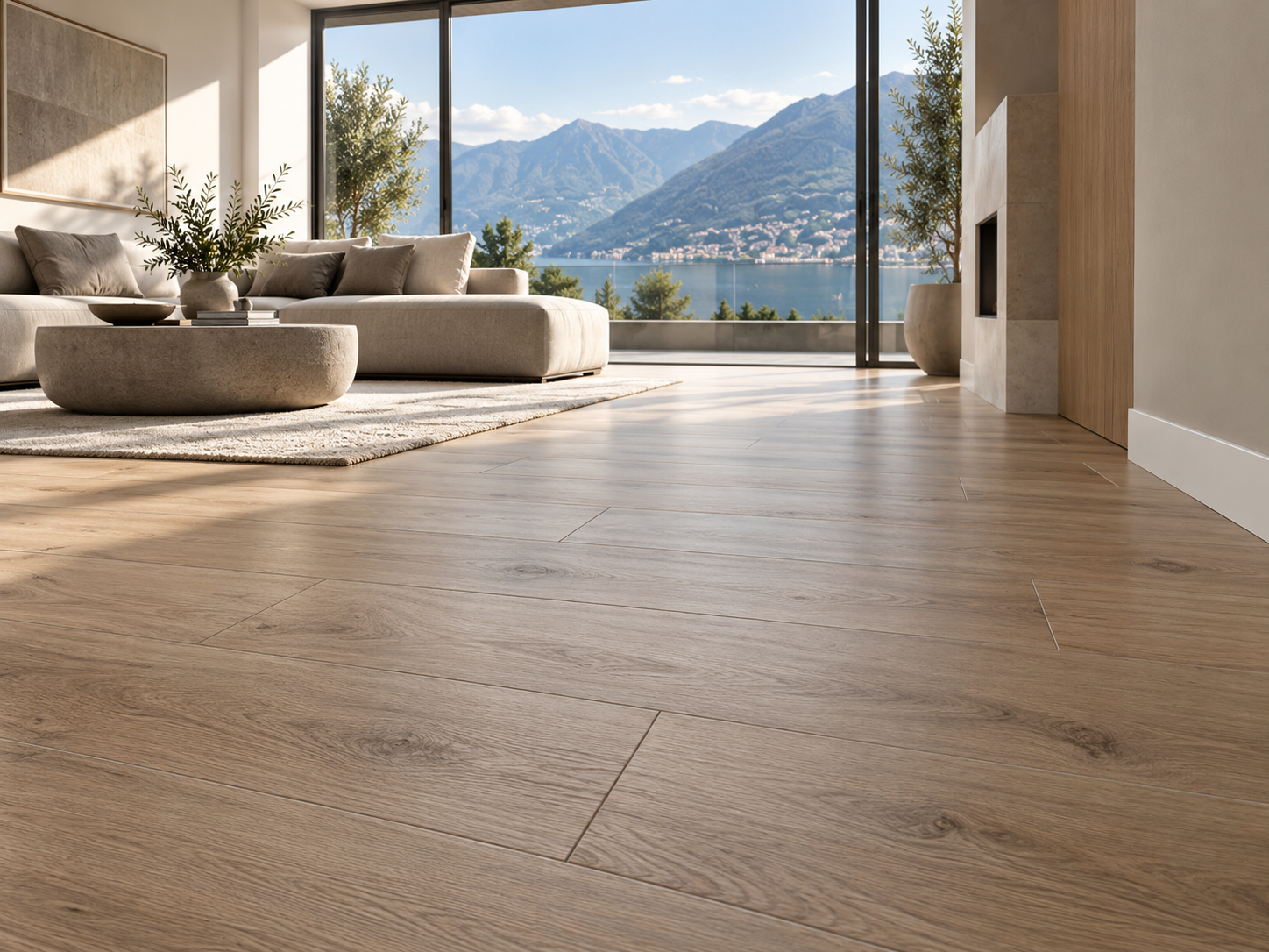 Pavimento in legno in appartamento rinnovato